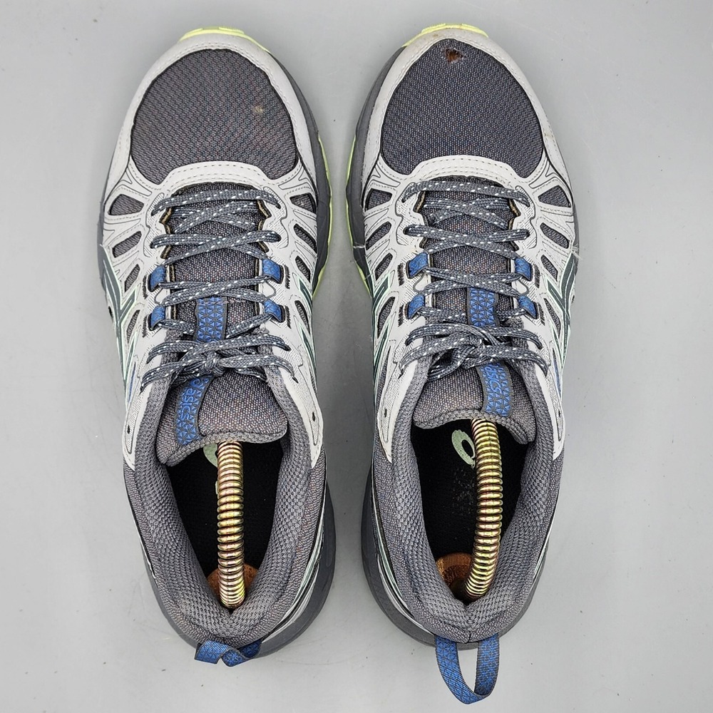 Asics Gel Venture 7 Women's Size 7.5 Gray Mint Green Running Shoes 1012A476 - Picture 10 of 12